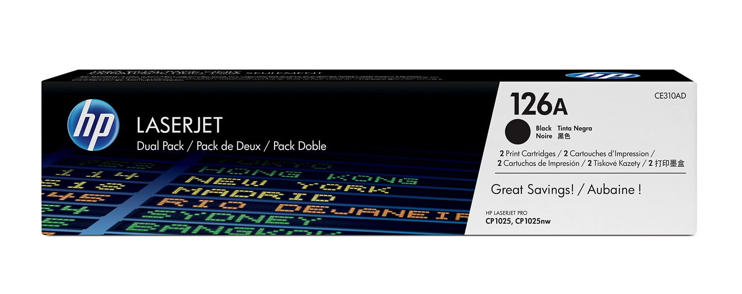 HP 126A BLACK/ CE310AD ORIGINAL TONER