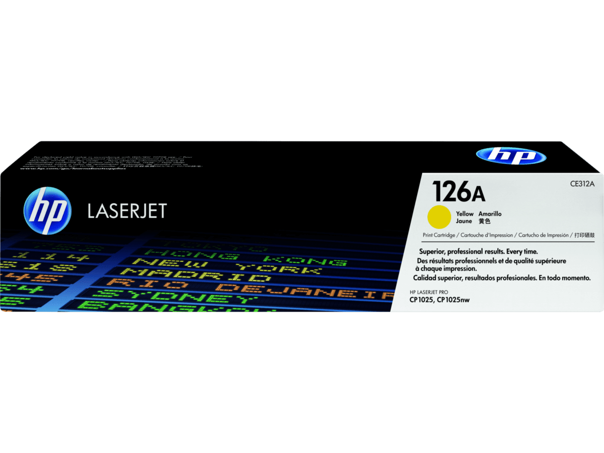 HP 126A Y /CE312A ORIGINAL TONER