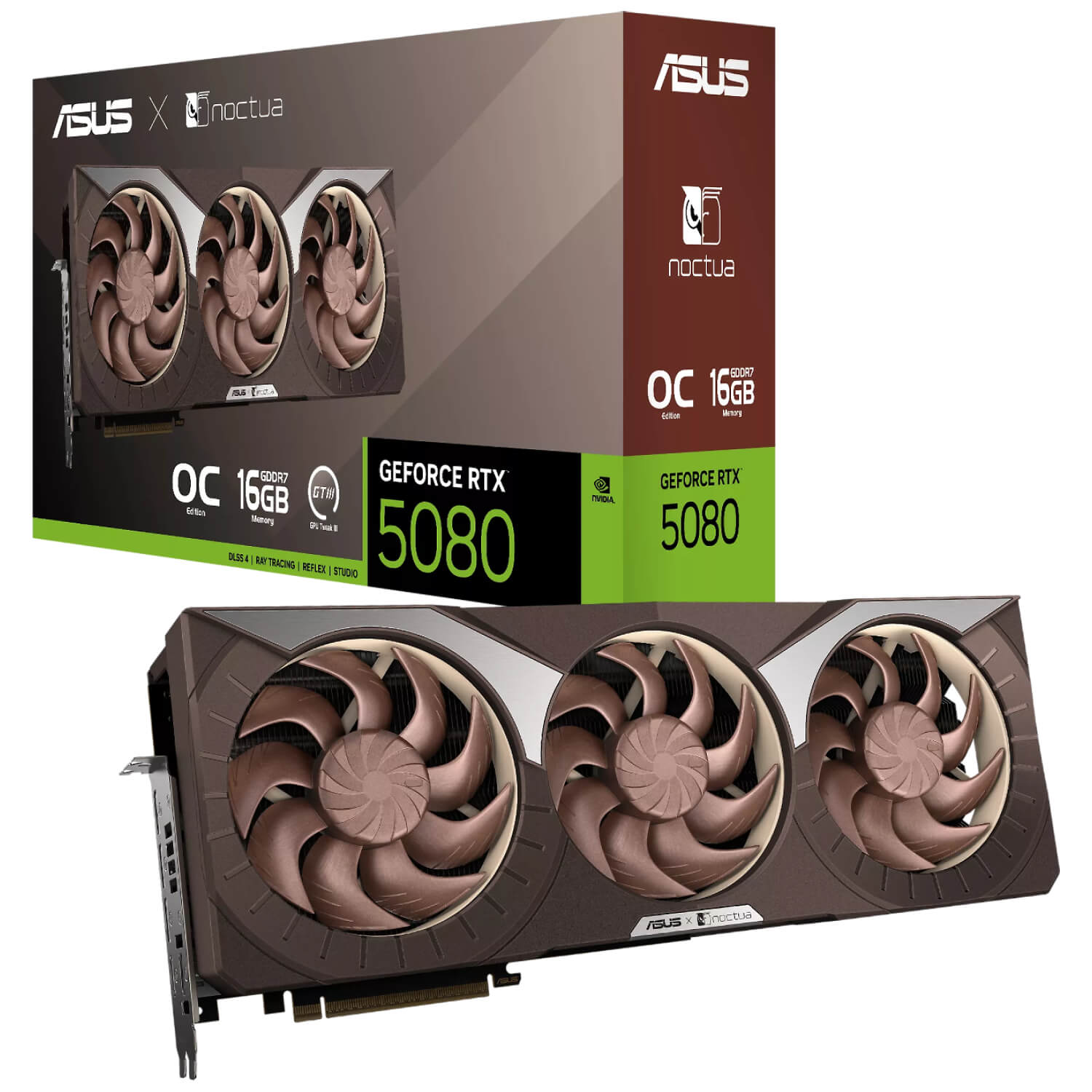 Asus RTX 5080 16GB GDDR7 Noctua OC Edition