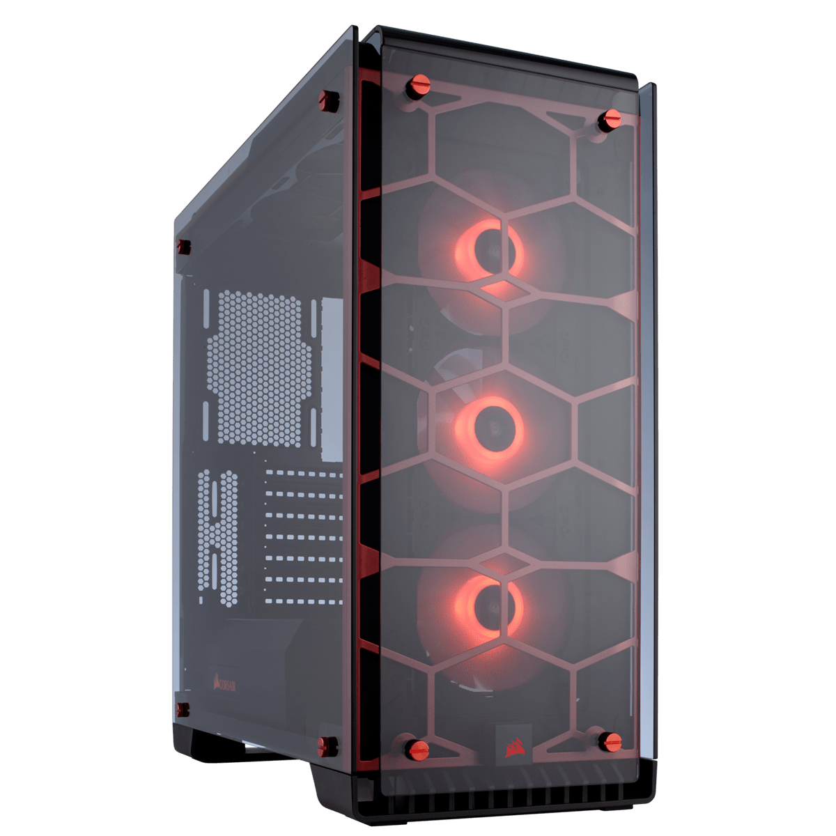 Corsair Crystal 570X RGB ATX Mid-Tower Case Red