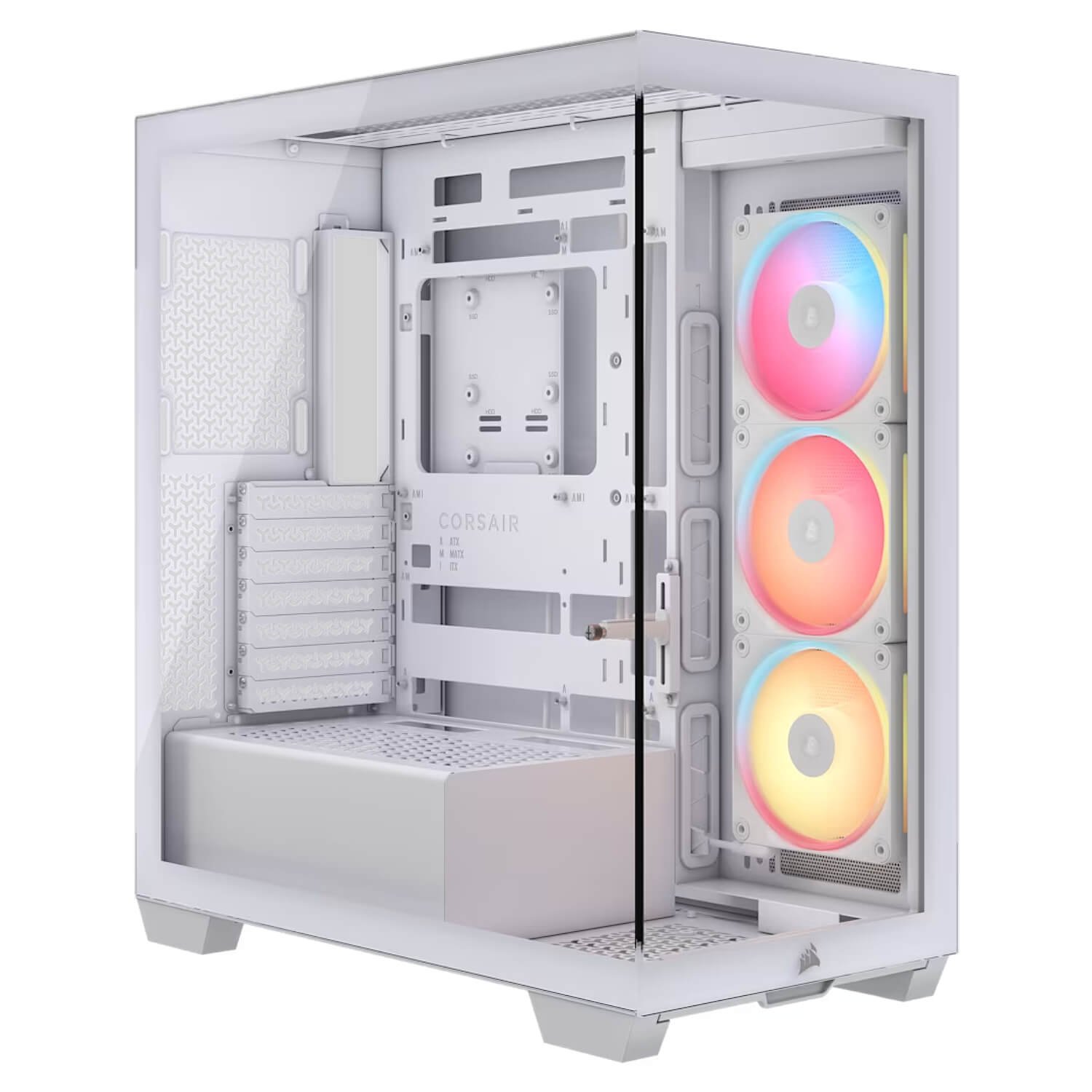 מארז מחשב Corsair 3500X LX-R RGB iCUE LINK - White