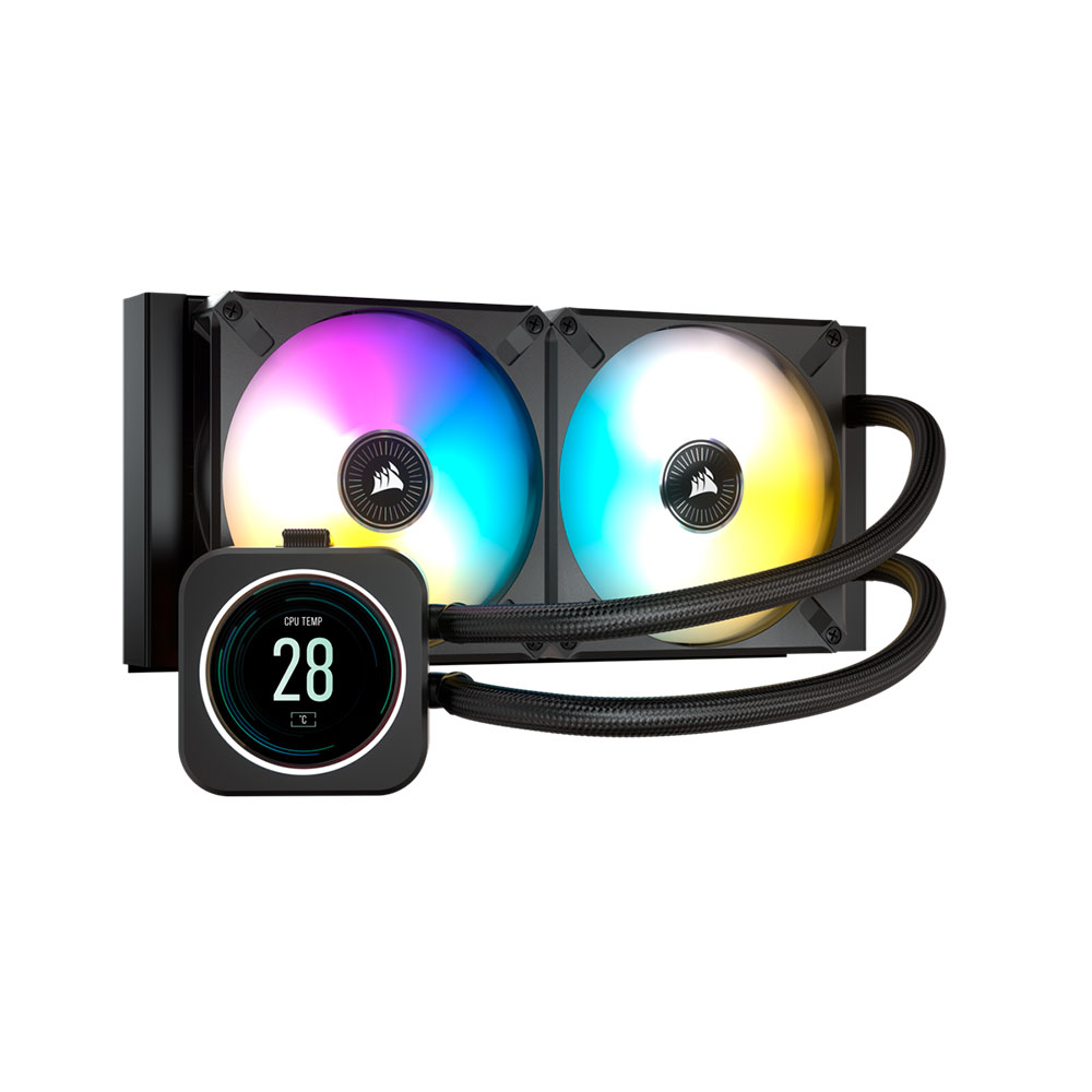 Corsair iCUE H100i ELITE LCD Display Liquid CPU Cooler