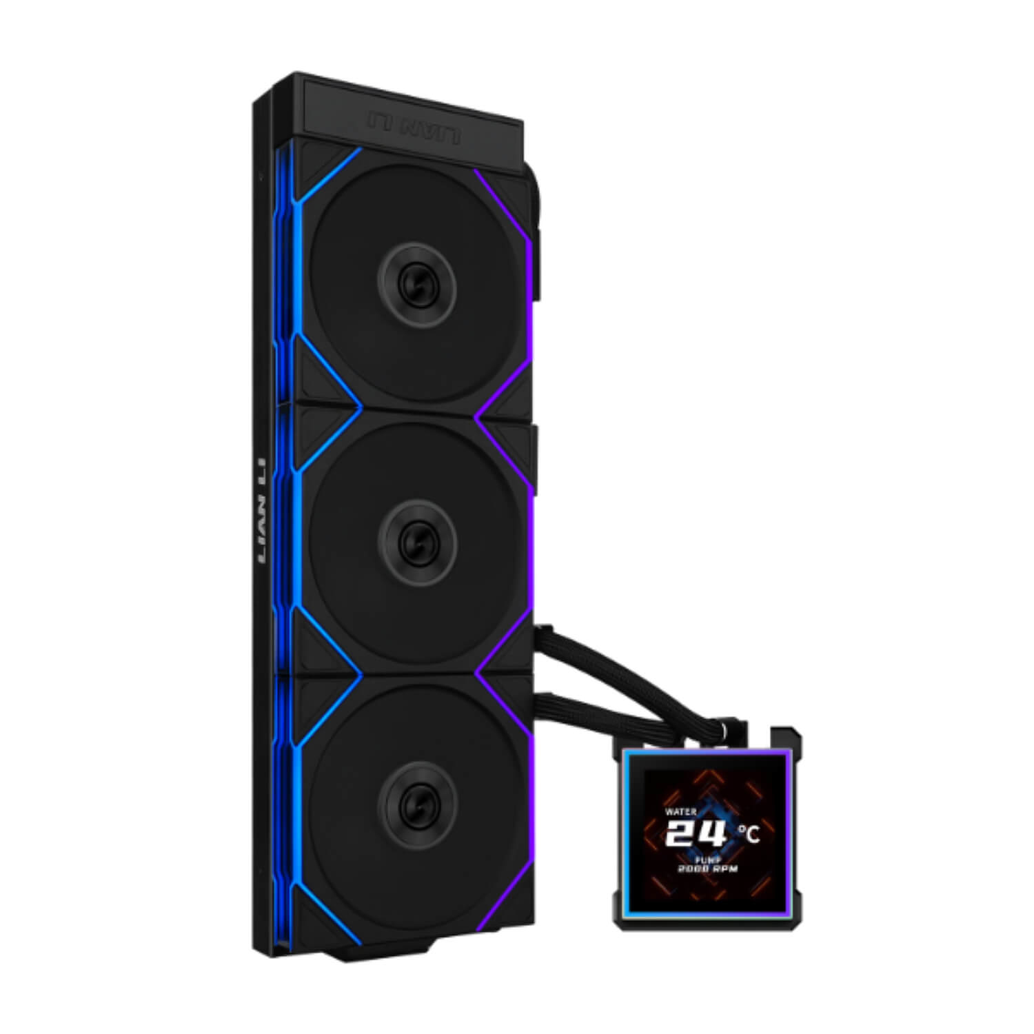 קירור נוזלי למעבד Lian-Li HydroShift II LCD-S 360TL Black