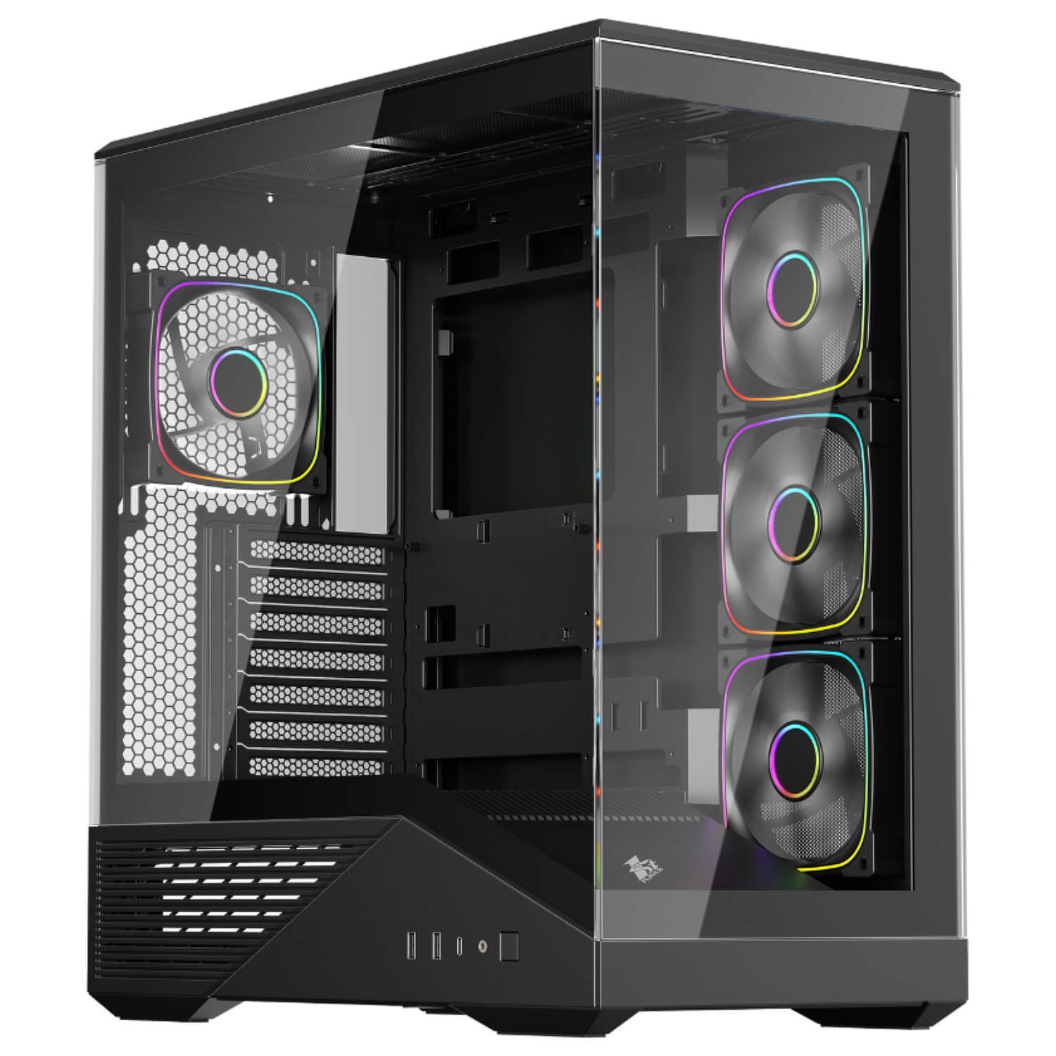 מארז מחשב 1StPlayer GM7 4X ARGB Black