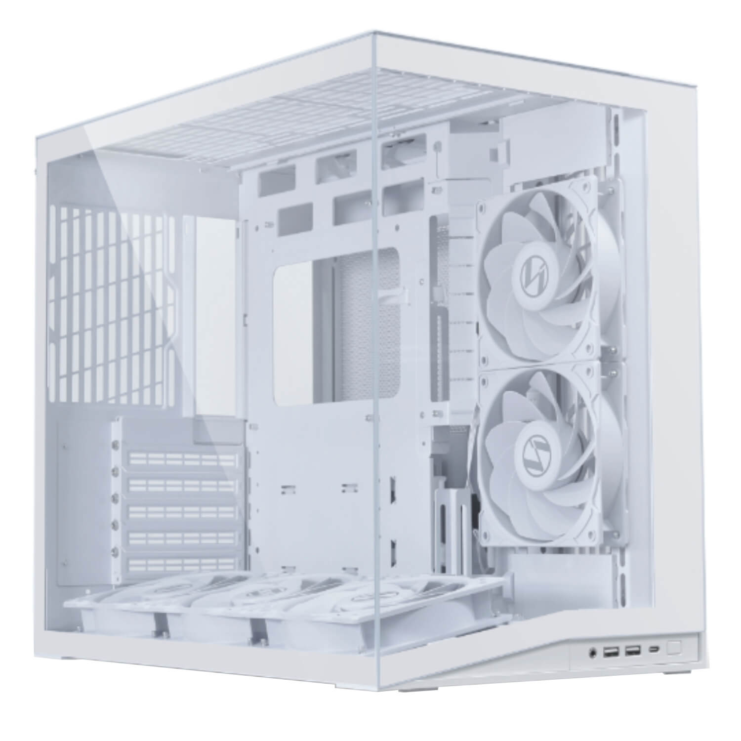 מארז מחשב Lian-Li O11 Dynamic Mini V2 Flow White