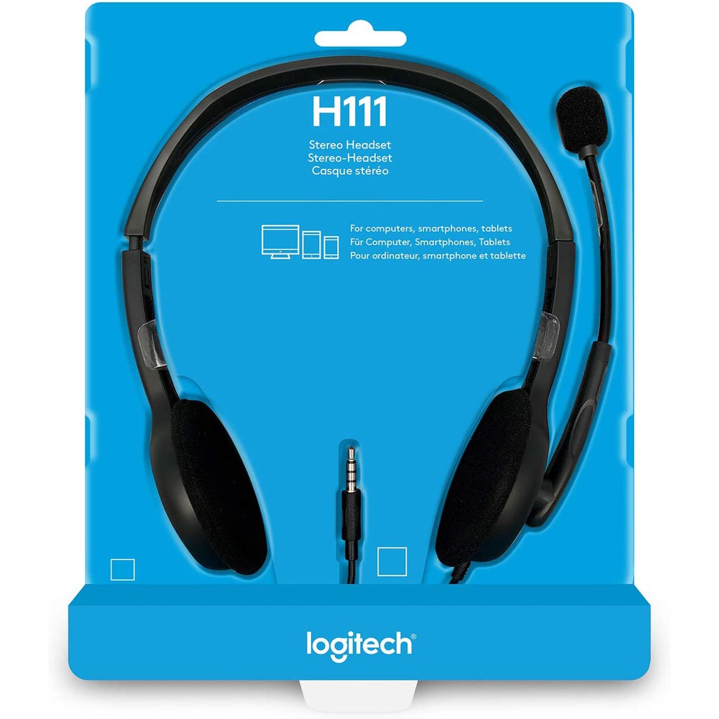 Logitech H111 3.5mm stereo headset