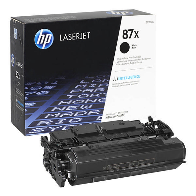 HP 87X High Yield Black Original LaserJet Toner Cartridge, CF287X