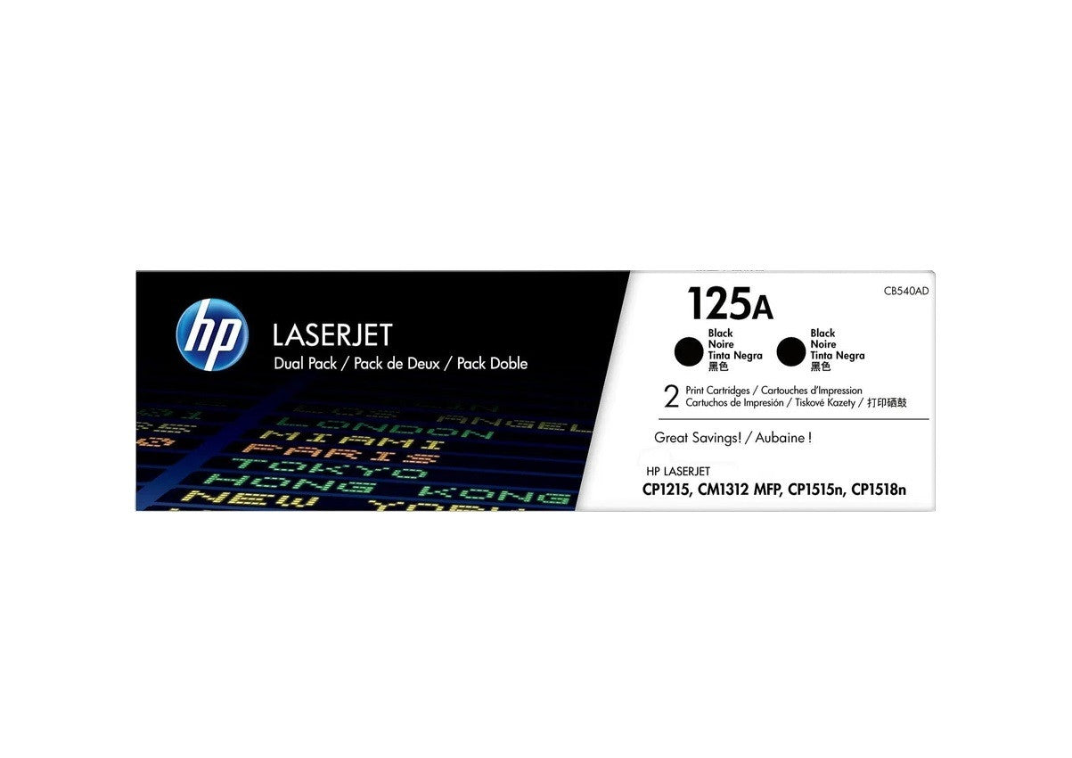 HP CLJ 125A BLACK DUAL CB540AD