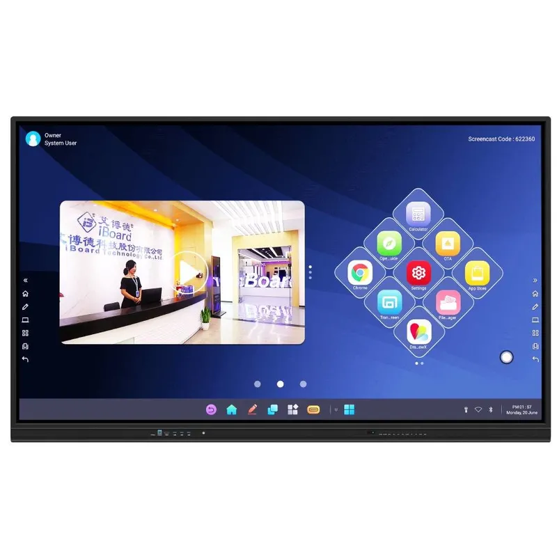 iBOARD TE-QS-75-STD  75" Interactive Screen