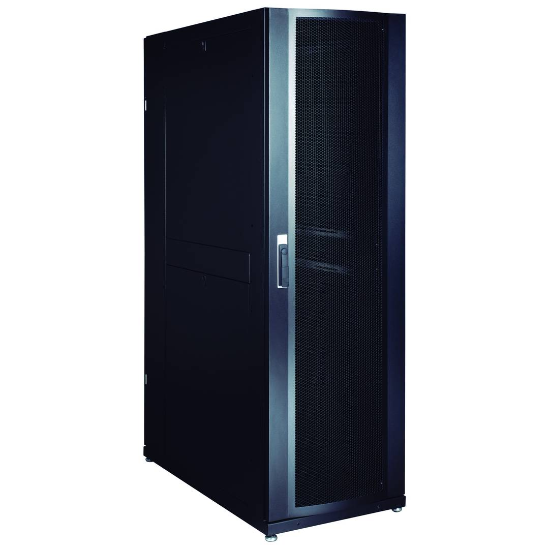 Cabinet 42U Black WHEELS 600*1000