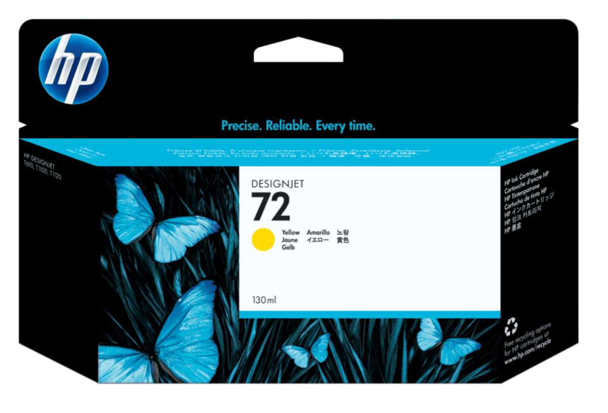 حبر hp 72 YALLOW Ink /C9373A