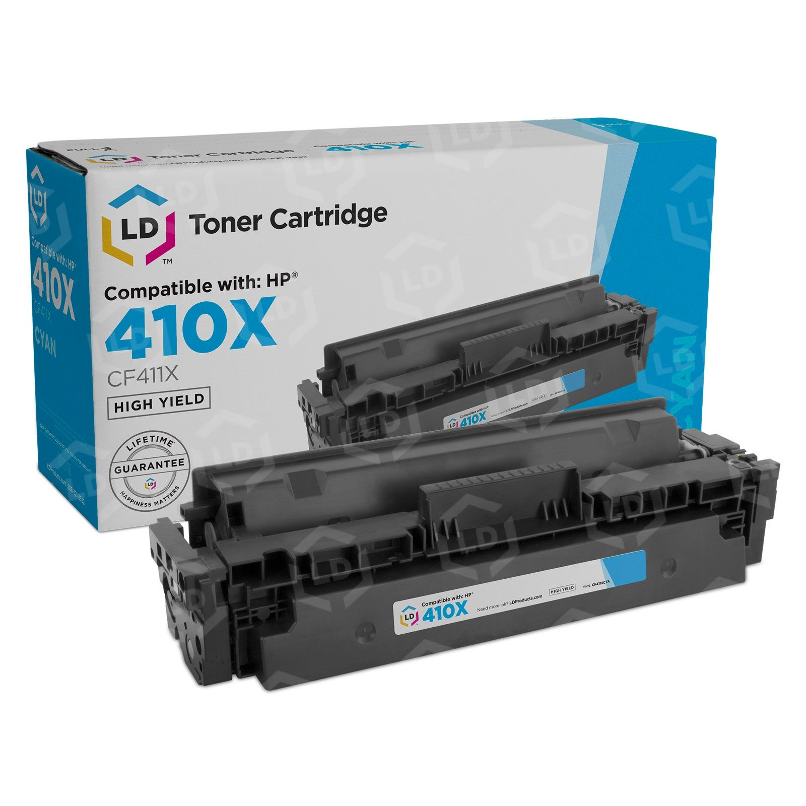 CF411XT CYAN/polytone TONER compatible