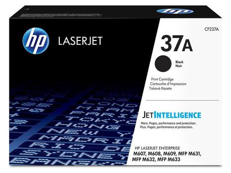 HP 37A black LJ toner cartdg cf237a