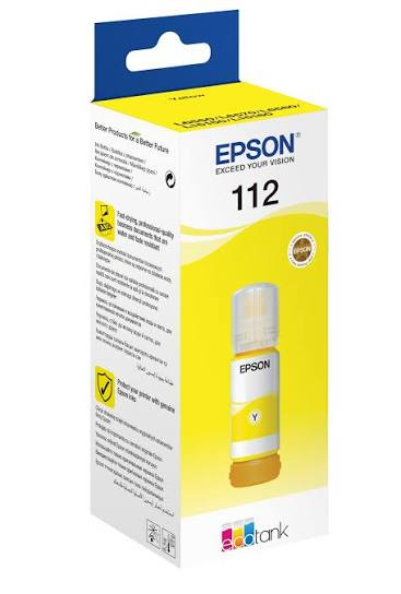 EPSON 112 ECOTANK YELLOW INK BOTTLE