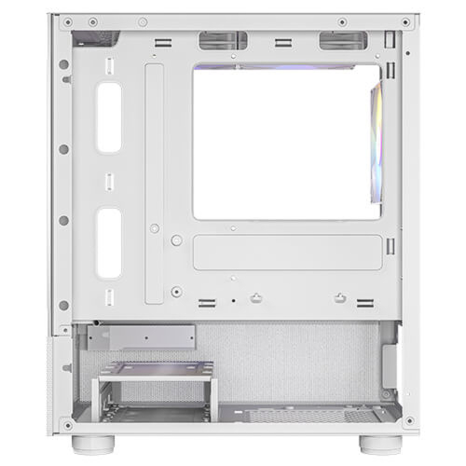 מארז מחשב Antec CX200M RGB Elite White