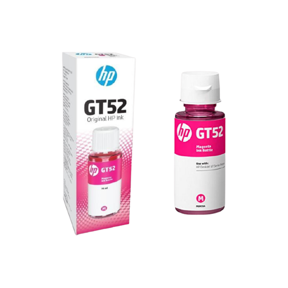 HP GT52 70-ml Original Ink Bottle  Cyan(M0H54AE)/Magenta(M0H55AE)/Yellow(M0H56AE)