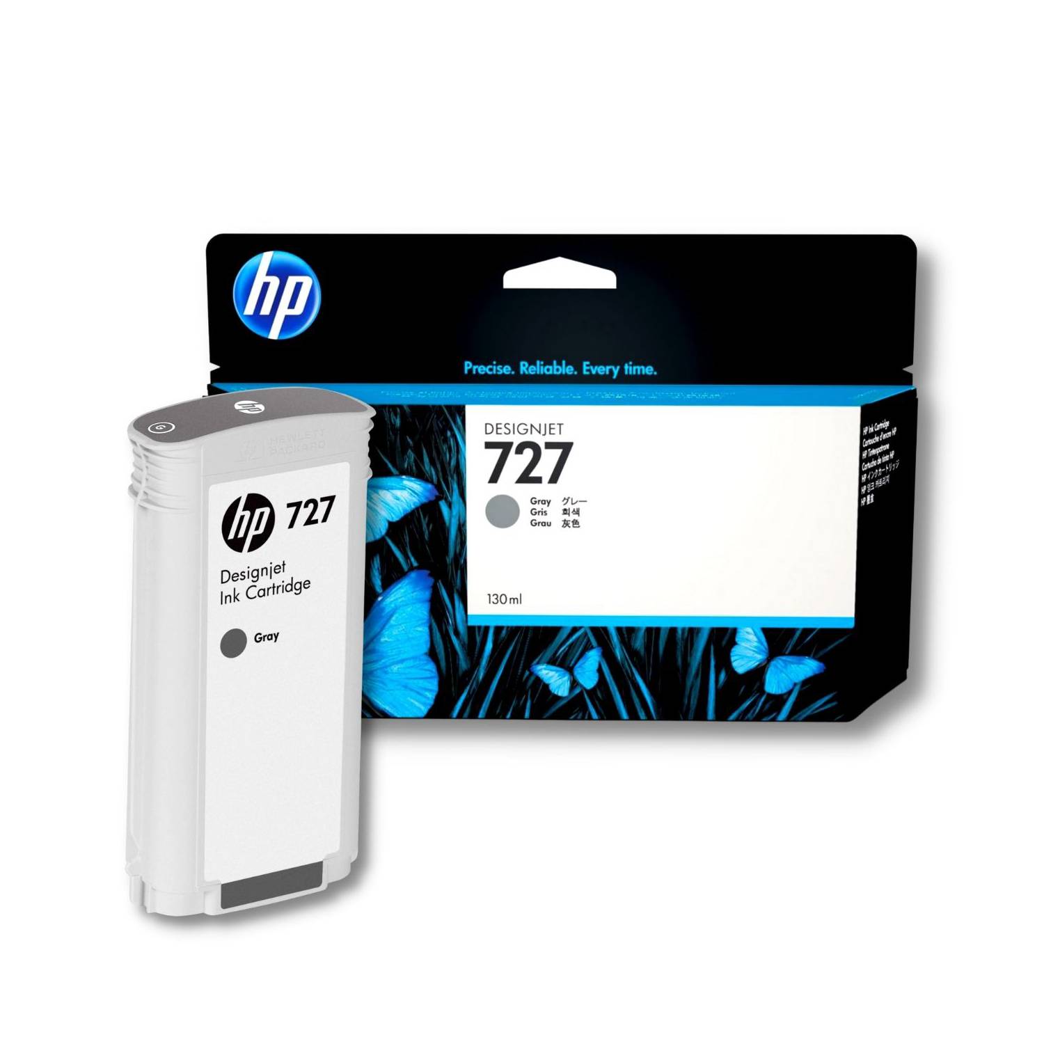 HP 727 130-ml DesignJet Ink Cartridge series Photo Black (B3P23A)/Gray(B3P24A)/ Matte Black (B3P22A)/Magenta (B3P20A)/Cyan(B3P19A)/Yellow(B3P21A)