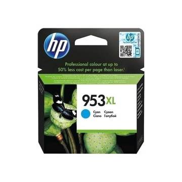 HP 953XL High Yield Cyan Original Ink Cartridge (F6U16AE)